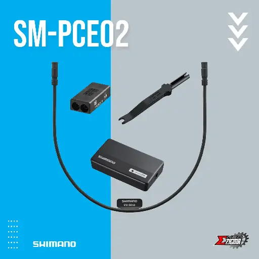 [SUSH105I] Software Upgrade Kit Device SHIMANO Di2 SM-PCE02 w/ SM-JC41, EW-SD50 1400MM, TL-EW02 Ind. Pack IETUBEKIT3EB
