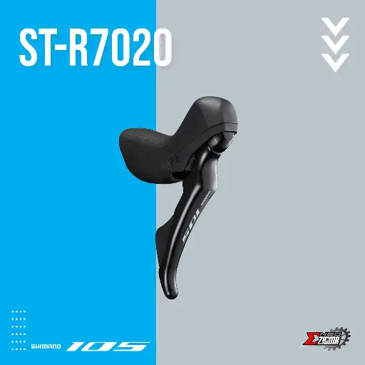[STSH095RI] Shifter Lever Road SHIMANO 105 ST-R7020 11-Spd ISTR7020RIL Hydraulic Rear Ind. Pack