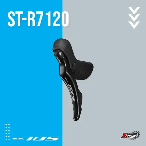 [STSH096FI] Shifter Lever Road SHIMANO 105 ST-R7120 2-Spd ISTR7120LI Hydraulic Front Ind. Pack