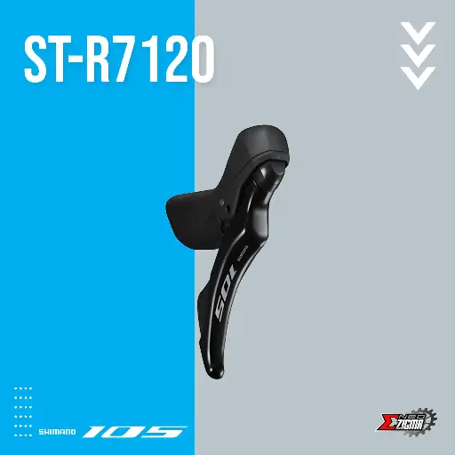 [STSH096RI] Shifter Lever Road SHIMANO 105 ST-R7120 12-Spd ISTR7120RBI Hydraulic Rear Ind. Pack