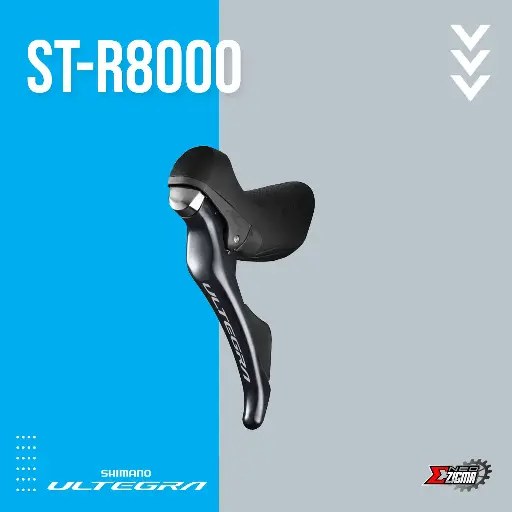 [STSH097FI] Shifter Lever Road SHIMANO Ultegra ST-R8000 2-Spd ISTR8000LI Rim Brake Front Ind. Pack