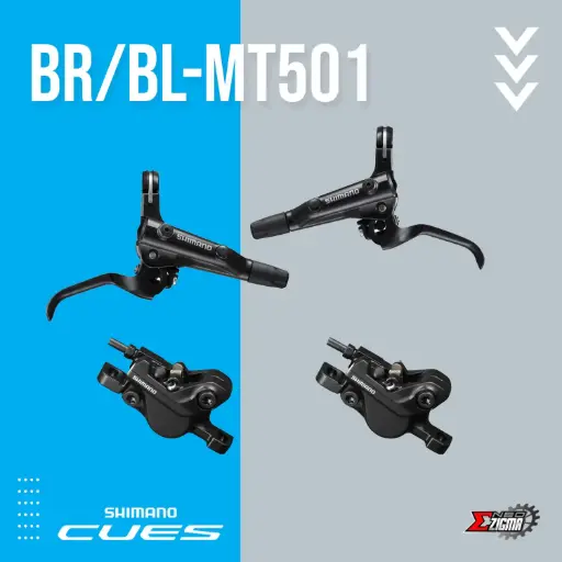 [DBSH072F/R] Disc Brake Assembly MTB SHIMANO CUES BR/BL-MT501 J-Kit F/R