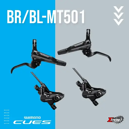 [DBSH072F/R] Disc Brake Assembly MTB SHIMANO CUES BR/BL-MT501 J-Kit F/R