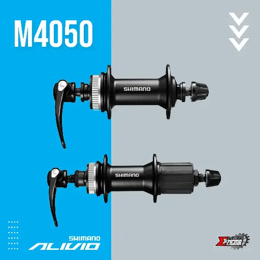 [HUSH096F/R] Hub MTB SHIMANO Alivio M4050 32H Center Lock F/R