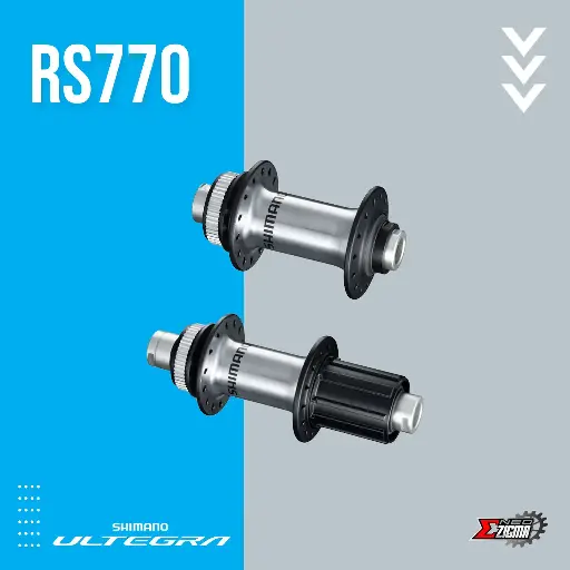 [HUSH044F/R] Hub Road SHIMANO Ultegra RS770 100x12mmx142mm 32H Disc Center Lock F/R