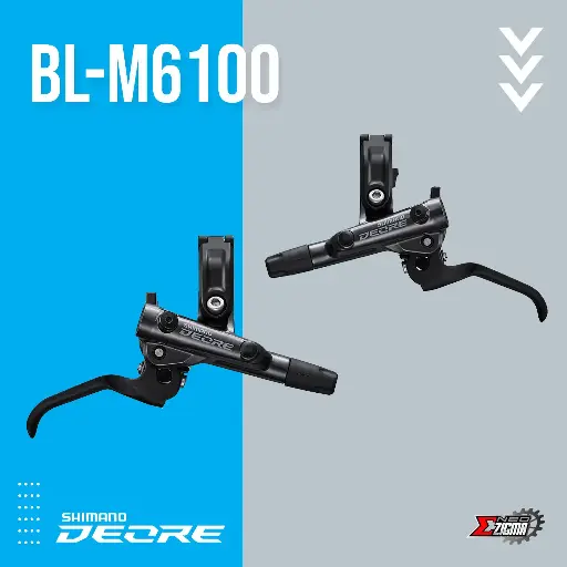 [BLSH019F/R] Brake Lever MTB SHIMANO Deore BL-M6100 Hydraulic F/R