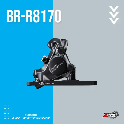 [DBSH096FI] Disc Brake Road SHIMANO Ultegra BR-R8170 For 160mm Rotor Hydraulic Resin Pad w/ Fin Front Ind. Pack IBRR8170F6RF