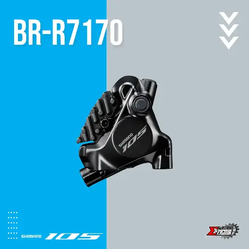 [DBSH003RI] Disc Brake Road SHIMANO 105 BR-R7170 Hydraulic For 140mm Rotor w/ Fin Rear Ind. Pack IBRR7170RDRF