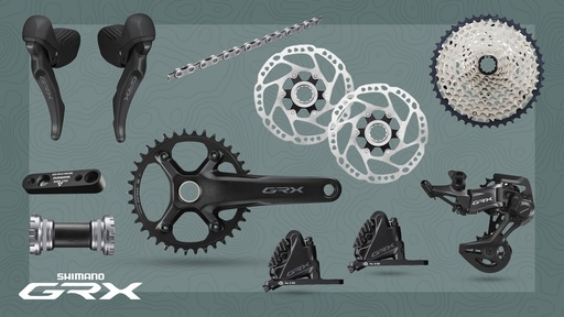Group Set Gravel SHIMANO GRX RX610 Hydraulic