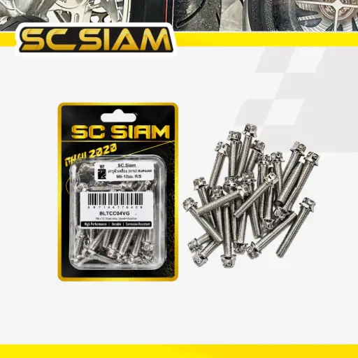 Bolt Crankcase Flower SIAM
