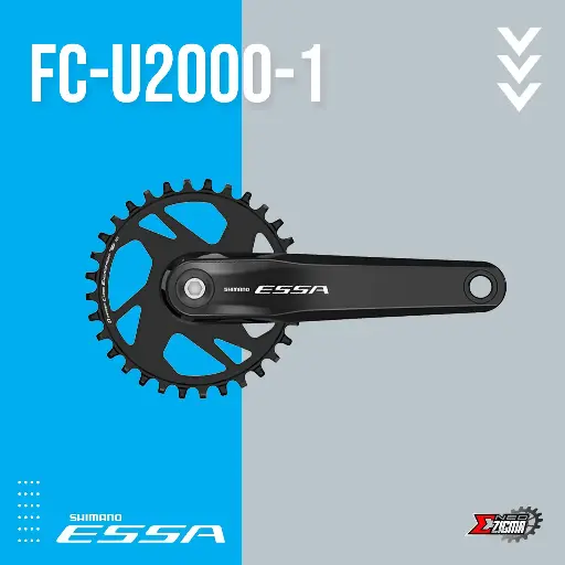 [CWSH503E] Chainwheel MTB SHIMANO Essa FC-U2000-1 32x170mm 7/8-Spd Ind. Pack EFCU20001CA2