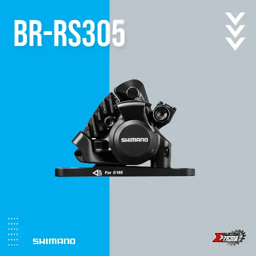 [DBSH008FE] Disc Brake Road SHIMANO Road-Others BR-RS305 140/160mm Mechanical Flat Mount Type Front Ind. Pack EBRRS305F4RF