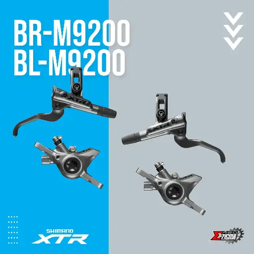 [DBSH006F/R] Disc Brake Assembly MTB SHIMANO XTR BR/BL-M9200 J-kit Hydraulic Resin Pad w/o Fin F/R