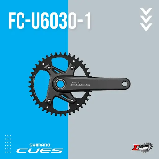 Chainwheel Road/Gravel SHIMANO CUES FC-U6030-1 w/o BB Parts Ind. Pack