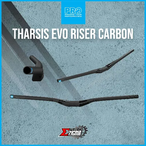 [HBPR271] Handle Bar MTB PRO Tharsis Evo Riser Carbon 35x780mm 30 Rise PRHA0661 Black