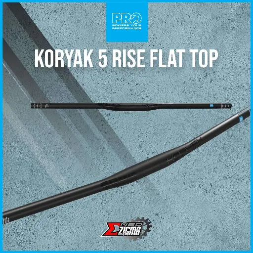 [HBPR275] Handle Bar MTB PRO Koryak Alloy 31.8x760mm 5 Rise PRHA0656 Black Flat Top