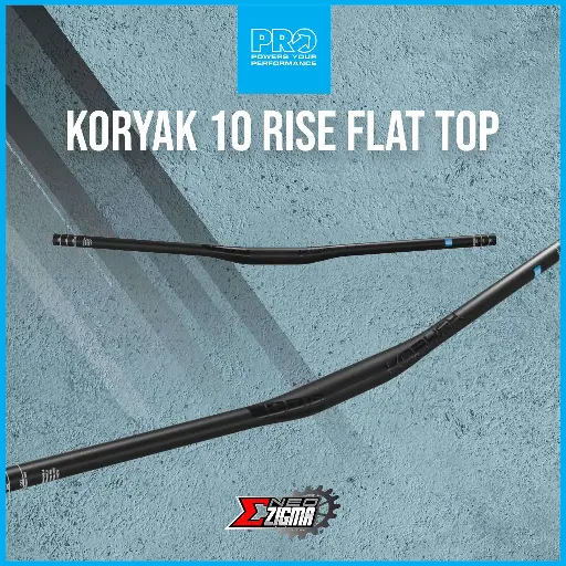 [HBPR276] Handle Bar MTB PRO Koryak Alloy 31.8x780mm 10 Rise PRHA0657 Black Riser 10