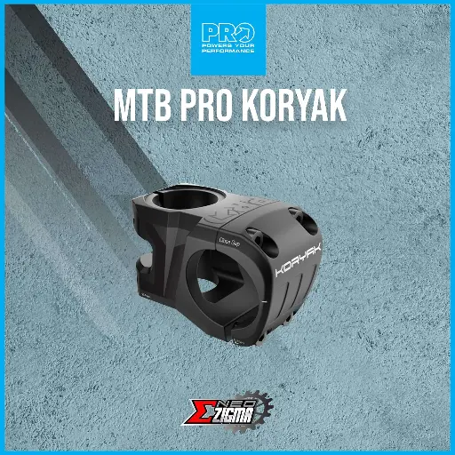 [HPPR266] Handle Stem MTB PRO Koryak 31.8x40mm PRSS0670 Black 0° Angle