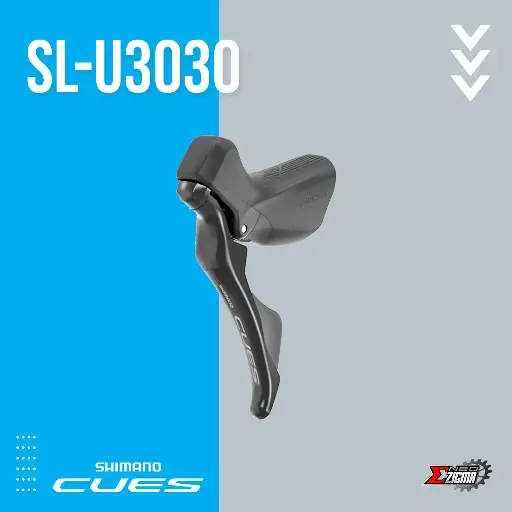 [STSH001FE] Shifter Lever Road/Gravel SHIMANO CUES ST-U3030 2-Spd ESTU3030LI Mechanical Front Ind. Pack