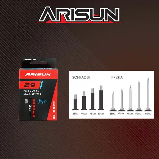 [TUBARI107] Tube 29x1.75-2.35 ARISUN U010901 A/V 48mm