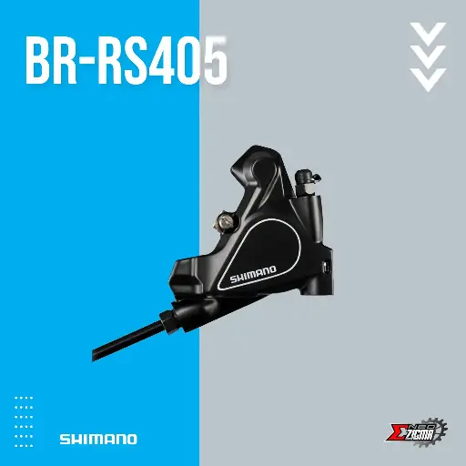 [DBSH013RE] Disc Brake Road SHIMANO BR-RS405 EBRRS405R1RF Hydraulic Flat Mount For 140mm Rotor w/ Fin Rear Ind. Pack