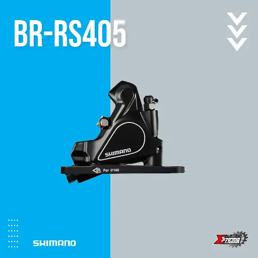 [DBSH013FE] Disc Brake Road SHIMANO BR-RS405 EBRRS405F1RF Hydraulic Flat Mount For 160mm Rotor w/ Fin Front Ind. Pack