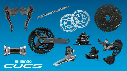 Group Set Road/Gravel SHIMANO CUES U6000 2x10 Spd Disc Brake Mechanical