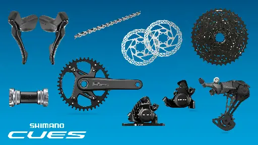 Group Set Road/Gravel SHIMANO CUES U6000 1x10 Spd Disc Brake Mechanical