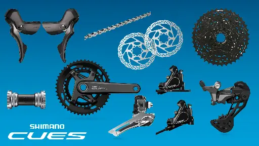 Group Set Road/Gravel SHIMANO CUES U6000 2x10 Spd Disc Brake Hydraulic