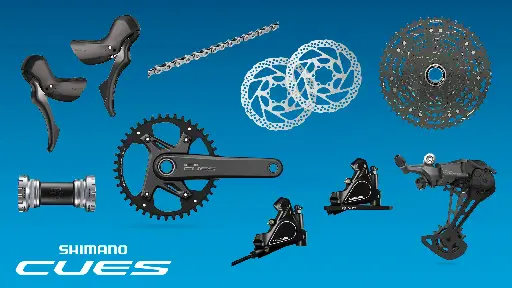 Group Set Road/Gravel SHIMANO CUES U6000 1x11 Spd Disc Brake Hydraulic