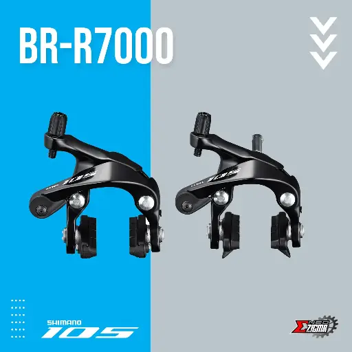 [CBSH001F/R] Caliper Brake Road SHIMANO 105 BR-R7000 F/R Ind. Pack