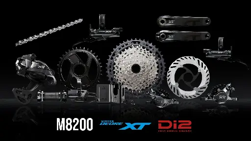 Group Set MTB SHIMANO XT Di2 M8250 45T 1x12 Spd Hydraulic, Full Wireless, Full Group   9-45T 175mm 36T