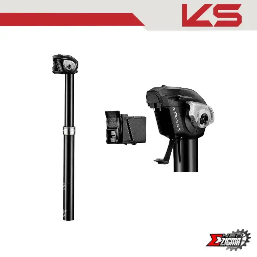 [SPLRKS131] Dropper Post 30.9 KS RAGE CIRCUIT 380/120mm C298-120-30.9 Bluetooth Wireless w/ Reducer For 31.6