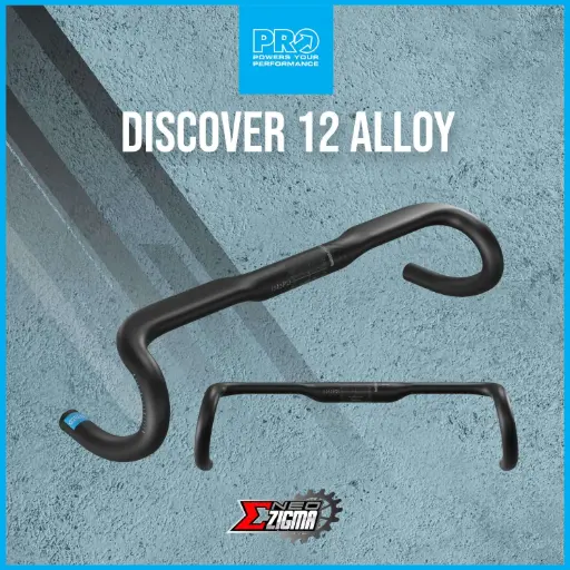 [HBPR280] Handle Bar Gravel PRO Discover 12 Alloy 31.8x420mm PRHA0664 Black 12dr Flare