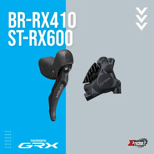 [DBSH014RI] Disc Brake Assembly Gravel SHIMANO GRX BR/ST-RX410/RX600 11-Spd For 140mm Rotor IRX6005RRDSC170A J-kit Rear Ind. Pack