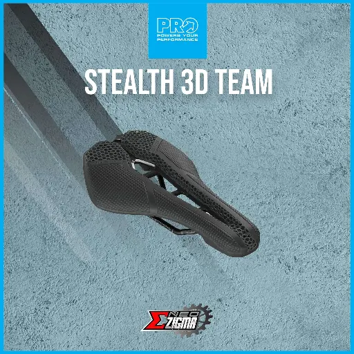 Saddle Road PRO Stealth 3D Team Black AF, Carbon