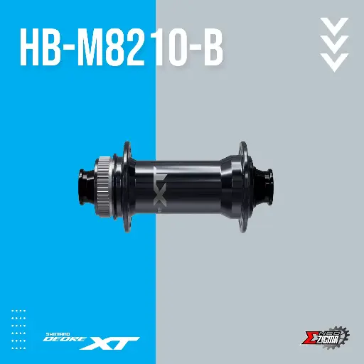 [HUSH099FE] Hub MTB SHIMANO XT HB-M8210-B E-Thru 15x110mm 32H EHBM8210BBX Center Lock Front Ind. Pack