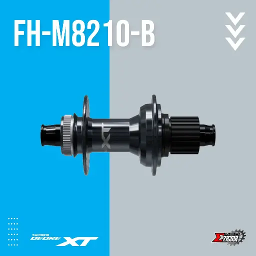 [HUSH099RE] Hub MTB SHIMANO XT FH-M8210-B 12x148mm 32H EFHM8210BB Center Lock Rear Ind. Pack