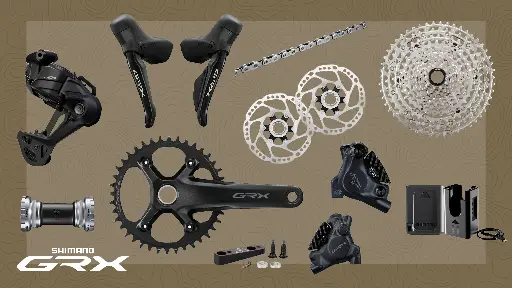 Group Set Gravel SHIMANO GRX RX717 Di2 Wireless Hydraulic 1x12-Spd