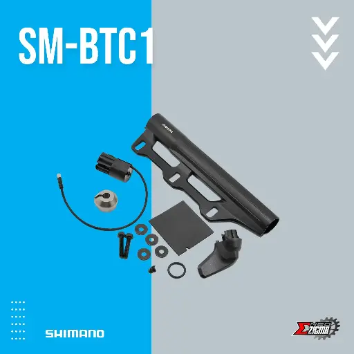 [BTSH104I SP] Battery Case MTB SHIMANO Di2 SM-BTC1 w/ Junction B 6-port For Bottle Cage Mount w/ SD50(250mm) Ind. Pack ISMBTC1