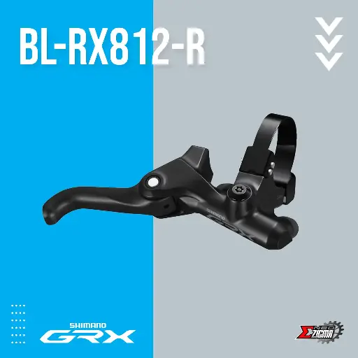 [BLSH021RI] Brake Lever Gravel SHIMANO GRX BL-RX812 Hydraulic Sub Brake Lever Rear Ind. Pack IBLRX812R