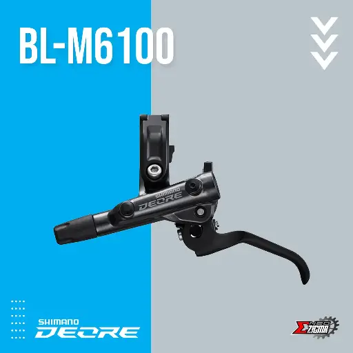 [BLSH019FE] Brake Lever MTB SHIMANO Deore BL-M6100 Hydraulic Front Ind. Pack EBLM6100L