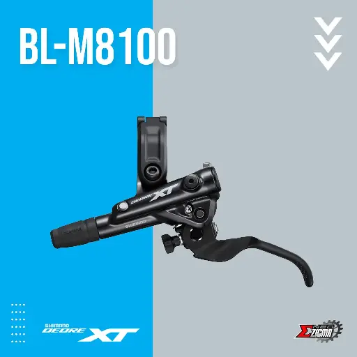 [BLSH012FI] Brake Lever MTB SHIMANO XT BL-M8100 Hydraulic Front Ind. Pack IBLM8100L