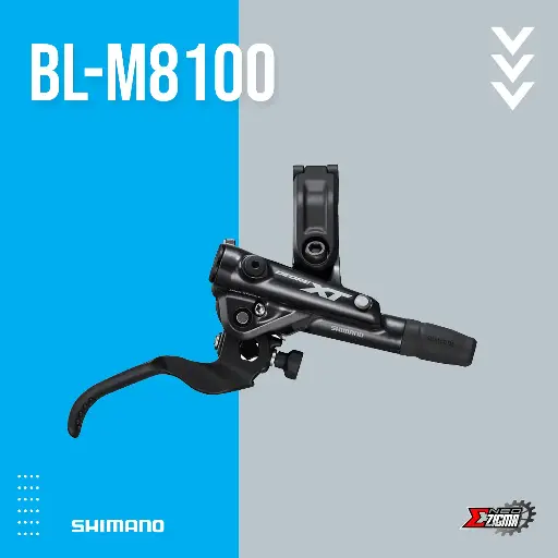 [BLSH012RI] Brake Lever MTB SHIMANO XT BL-M8100 Hydraulic Rear Ind. Pack IBLM8100R