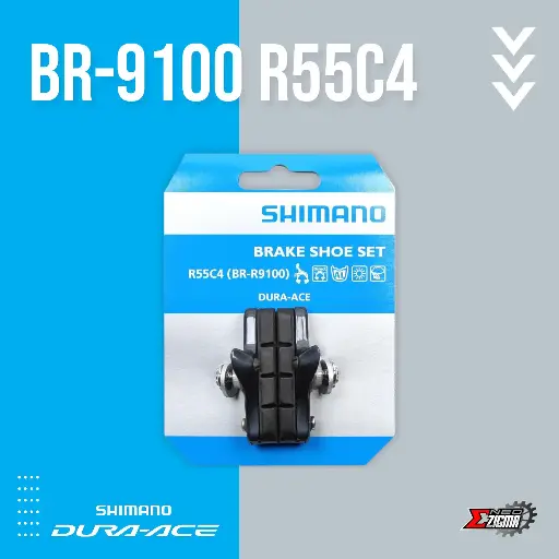 [BSSH101I] Brake Shoe Road SHIMANO Dura-Ace BR-9100 R55C4 Ind. Pack Y8L298050