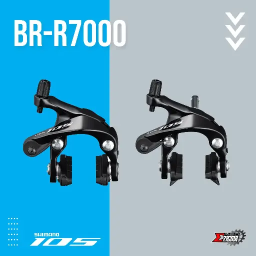 [CBSH123I] Caliper Brake Road SHIMANO 105 BR-R7000 F/R Ind. Pack IBRR7000A82L