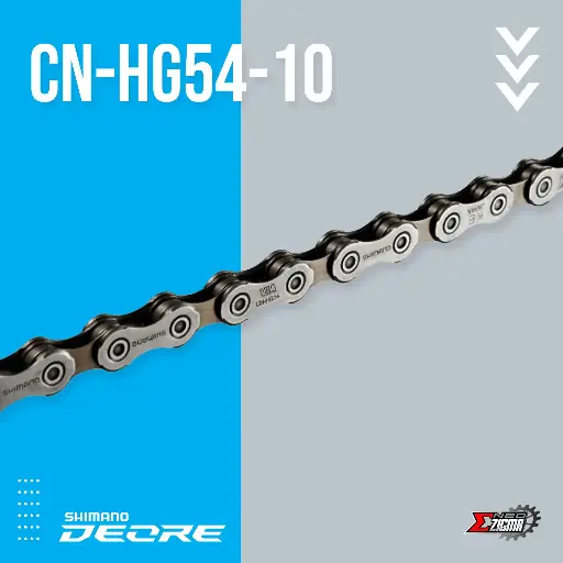 [CNSH142I] Chain MTB SHIMANO Deore CN-HG54 116L 10-Spd Ind. Pack ICNHG54116I
