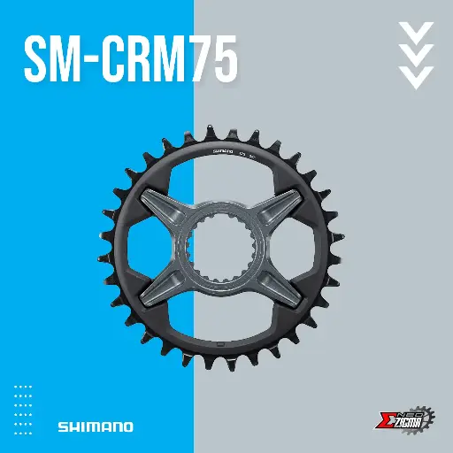 [CRSH135I] Chainring MTB SHIMANO SLX SM-CRM75 For FC-M7100-1 32T Ind. Pack ISMCRM75A2