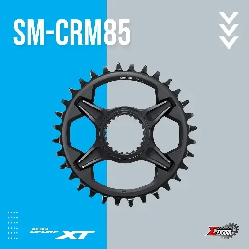 [CRSH131I] Chainring MTB SHIMANO XT SM-CRM85 For FC-M8100-1 32T Ind. Pack ISMCRM85A2