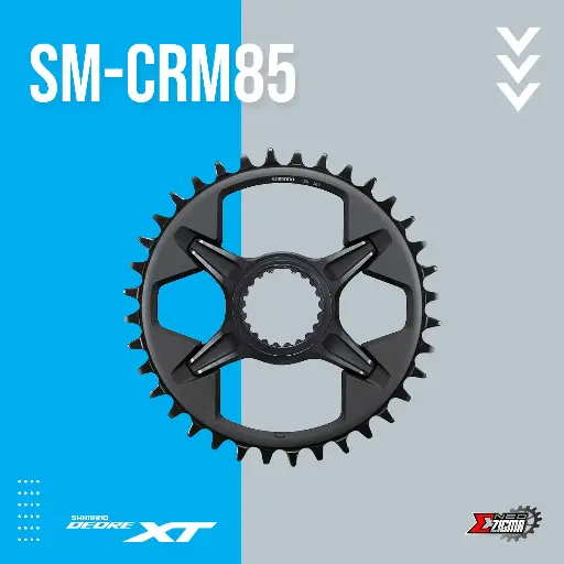 [CRSH138I] Chainring MTB SHIMANO XT SM-CRM85 For FC-M8100-1 36T Ind. Pack ISMCRM85A6